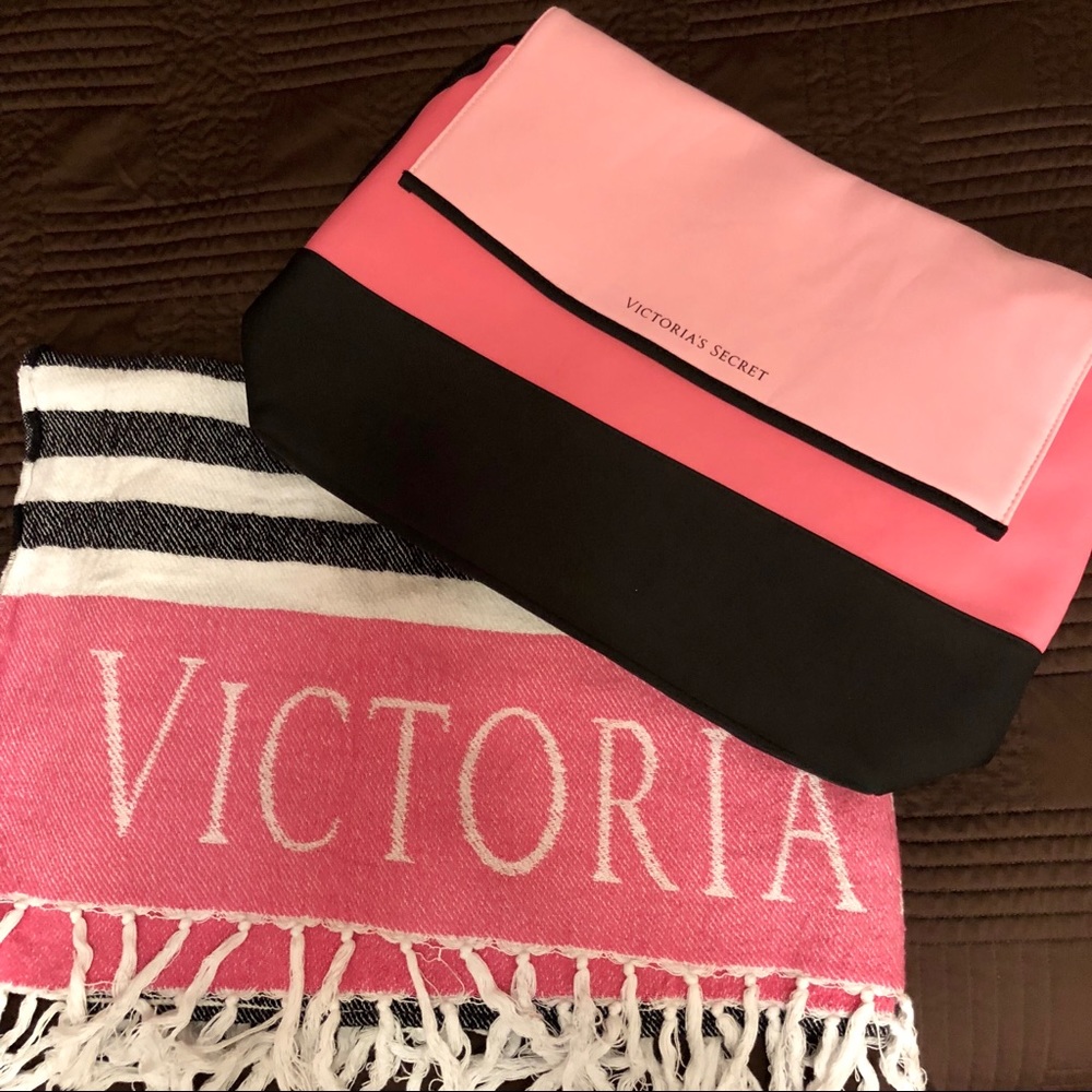 Victoria’s Secret Travel Beach Bag and Towel